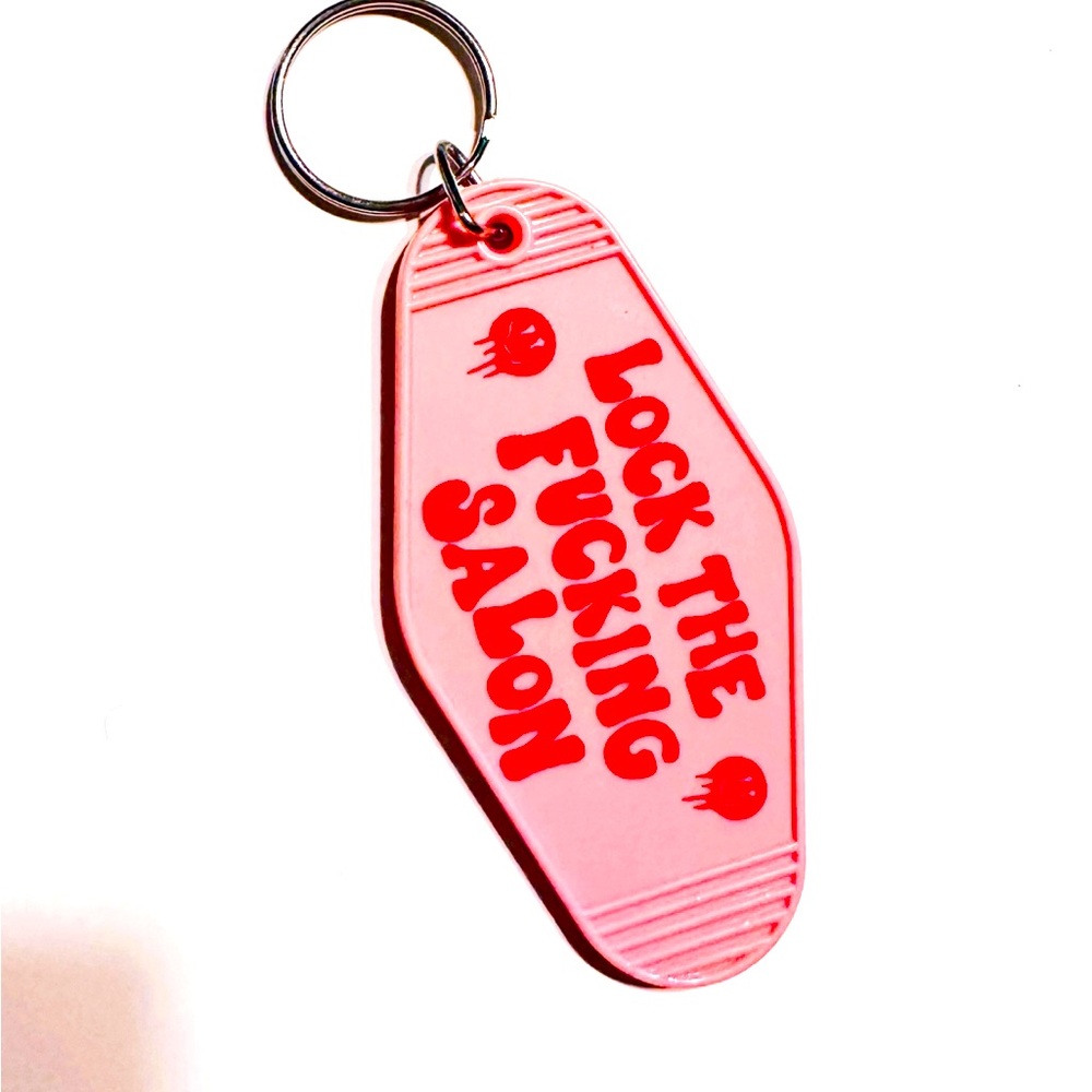 Hairstylist Vintage Motel KeyChain